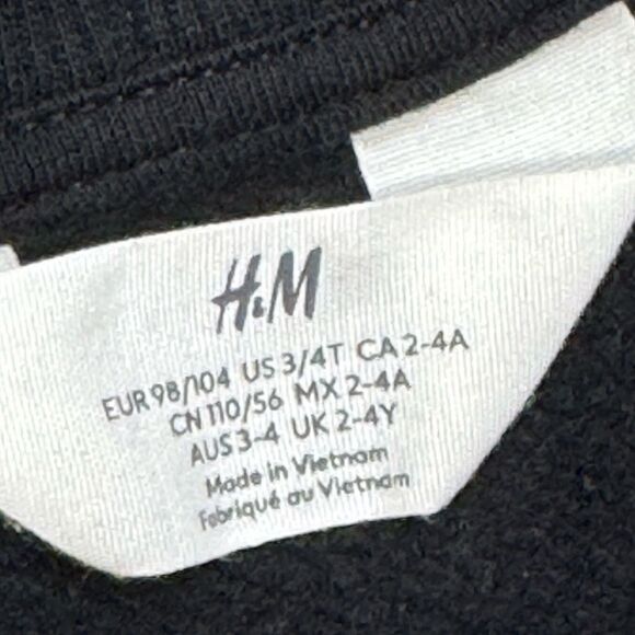 H&M Boys Black Button-Up Cardigan - Picture 4 of 6